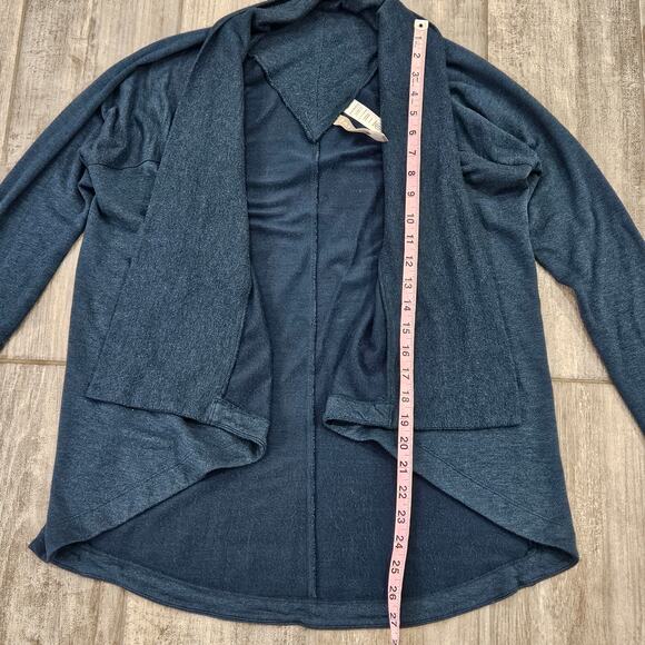 Athleta Cardigan Womens S Size Nirvana‎ Wear Two Ways Wrap Open Front Waterfall - Picture 4 of 12